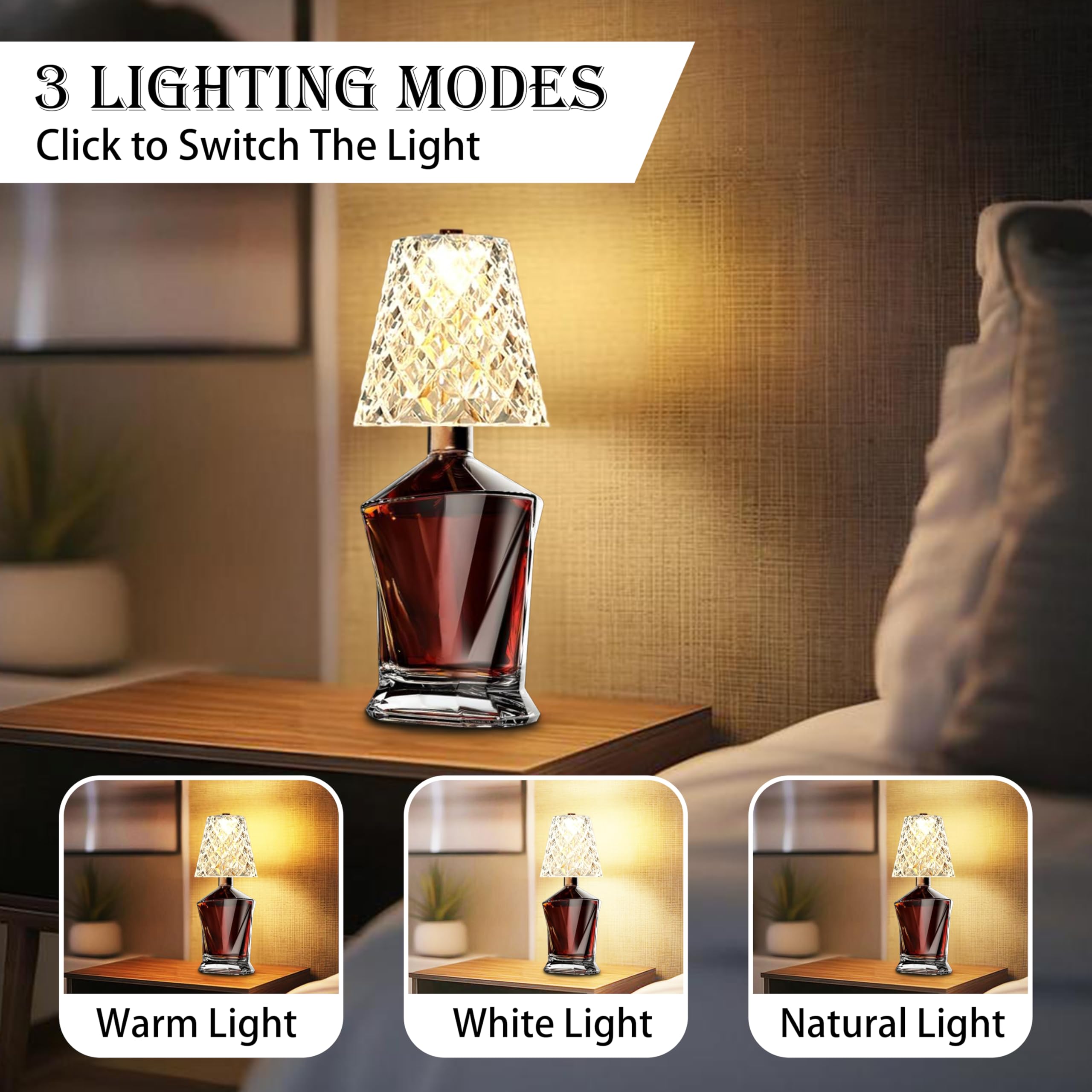Fozxsvg colorful LED bottle lamp offers customizable mood lighting