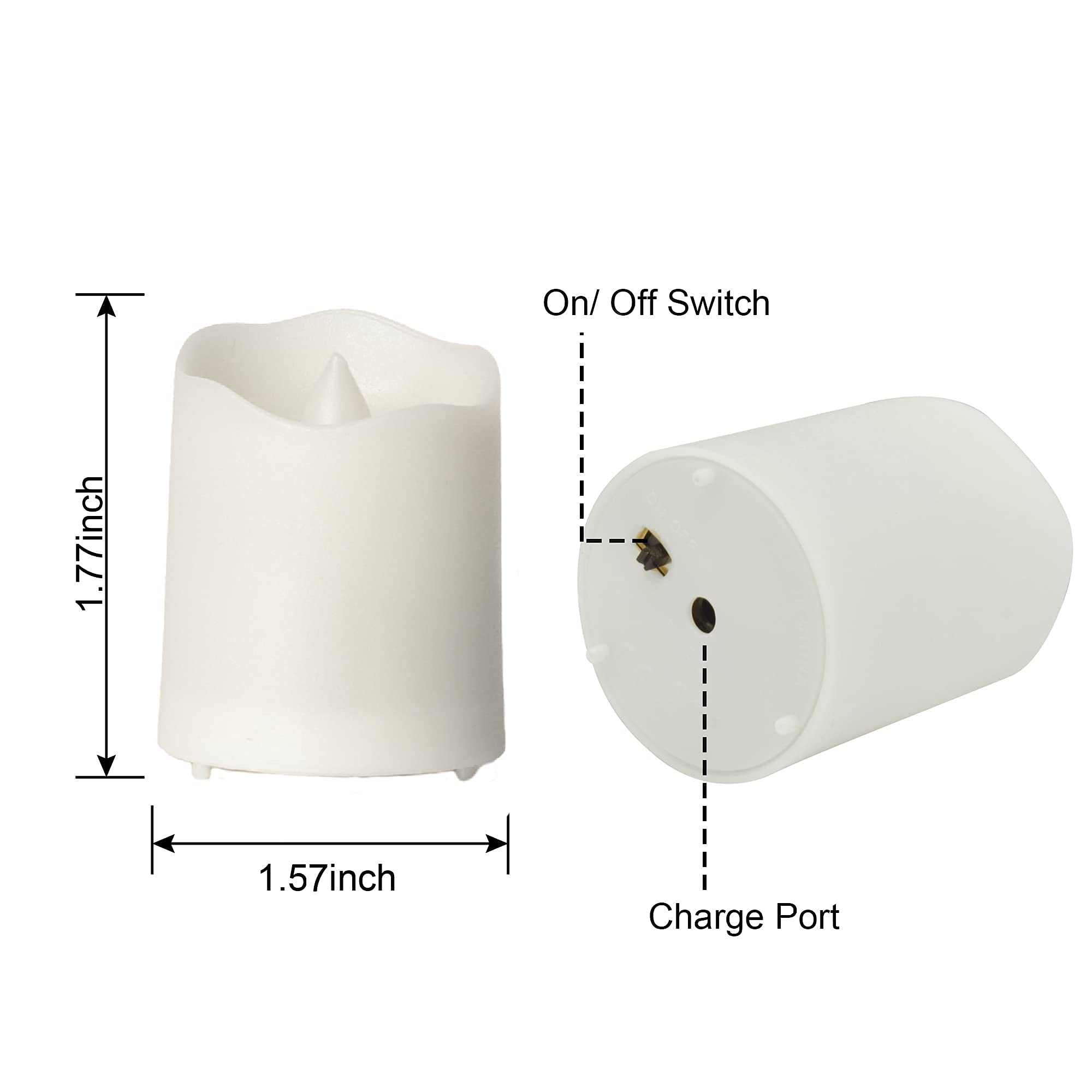 FPOO flameless candles provide safe ambiance around kids and pets