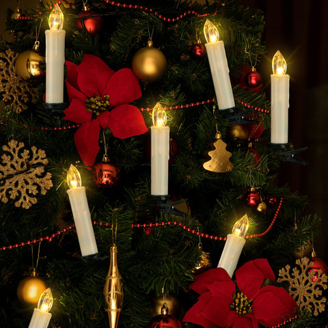 FPOO long-lasting battery candles provide hours of ambience