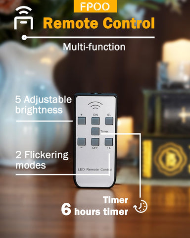 FPOO remote-control tealight enabling easy ambiance control
