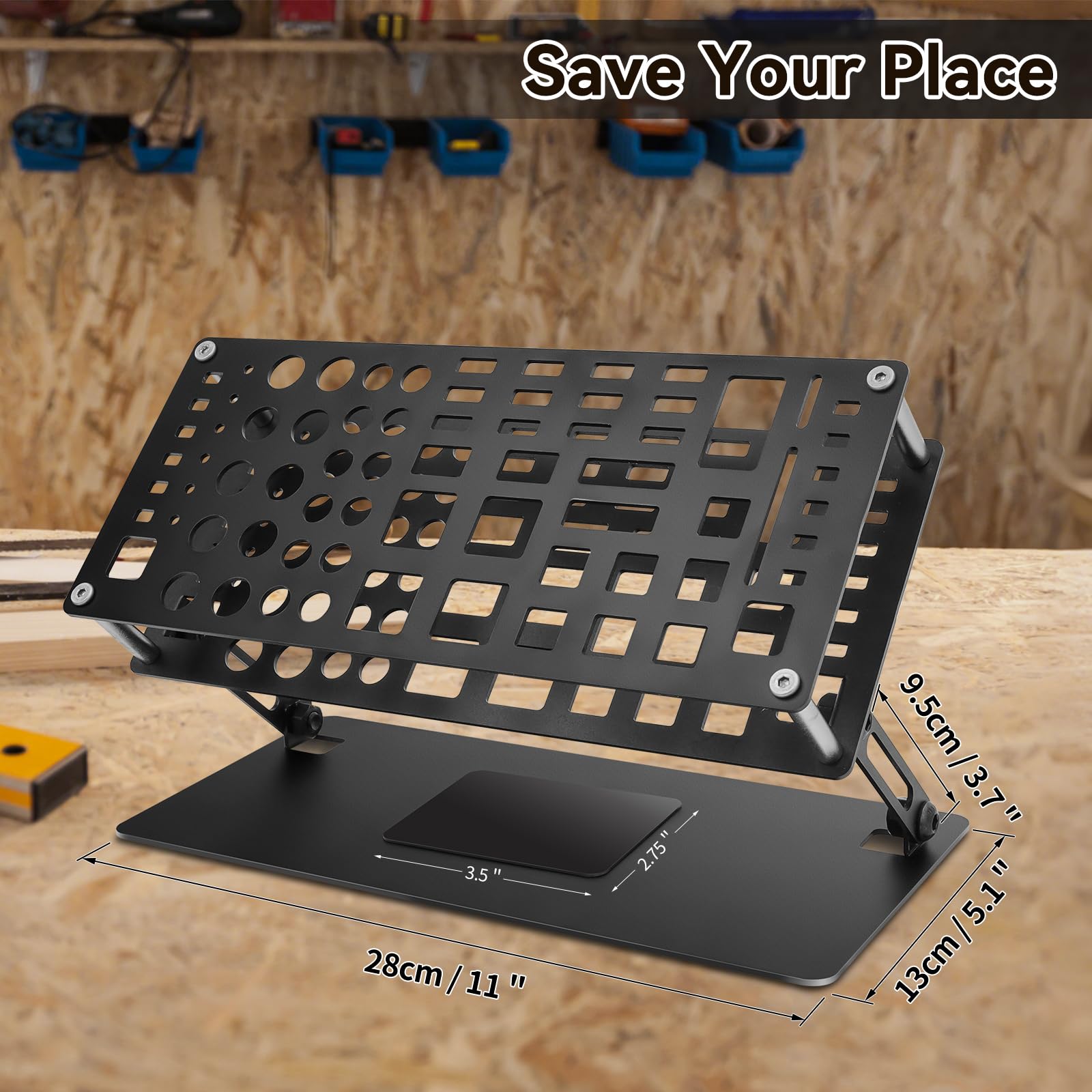 FPVERA lightweight design makes moving the rack easy around the workspace
