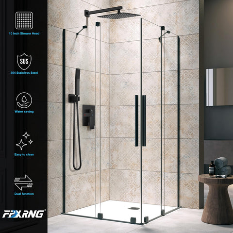 FPXRNG 71-inch shower hose provides reach for versatile rinsing.