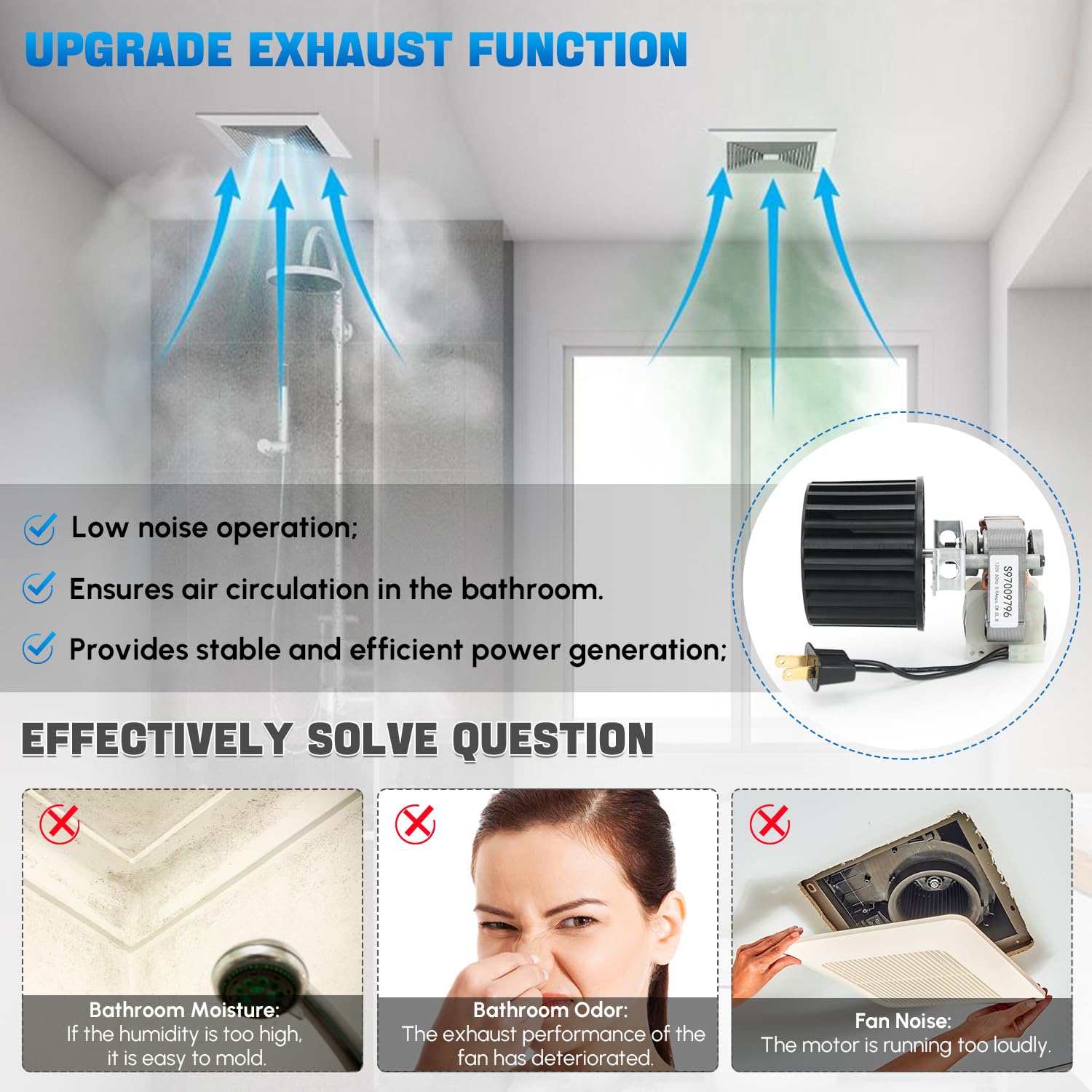 FQRANBO replacement parts image highlights compatibility with multiple Broan NuTone heater models.