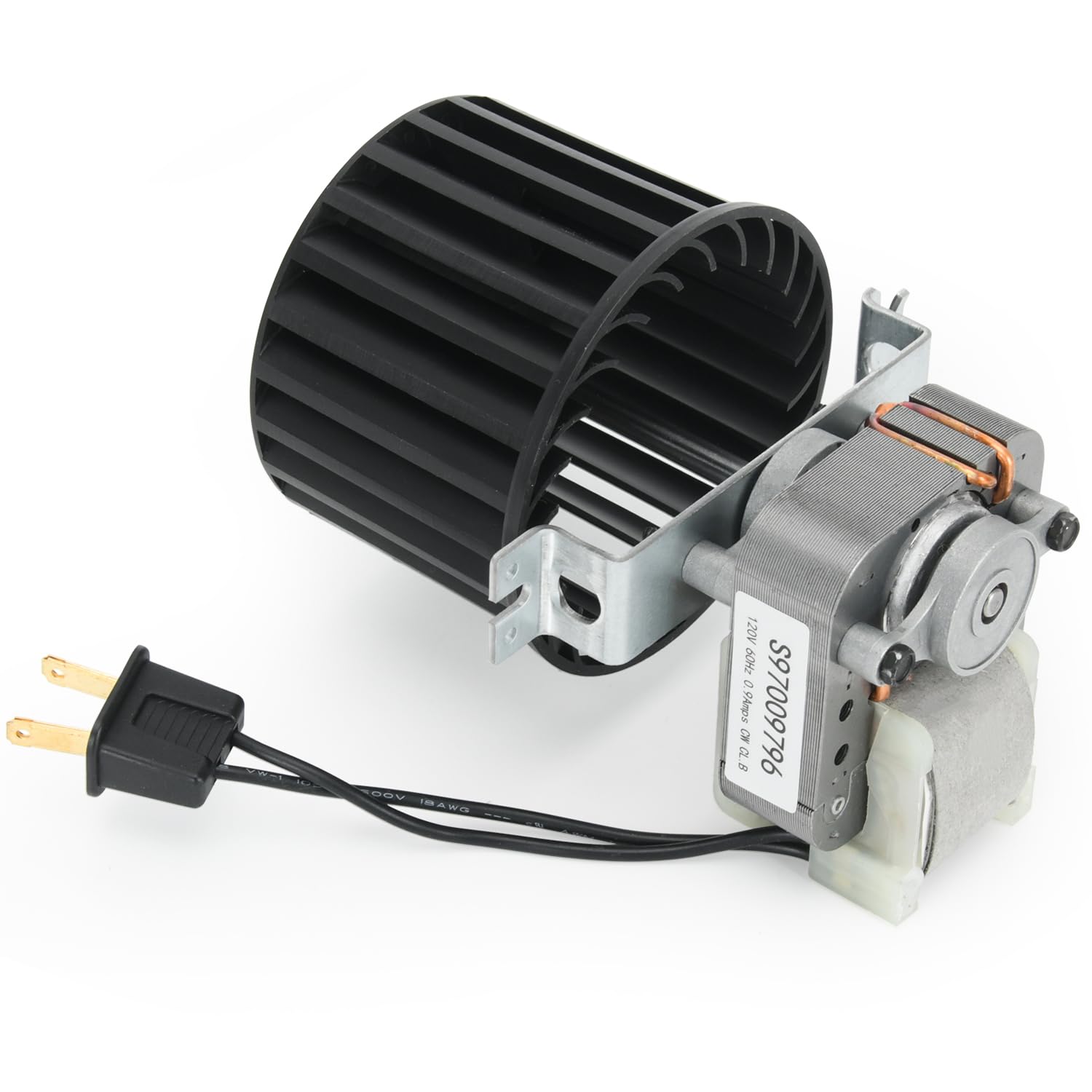 FQRANBO S97009796 blower assembly close-up showing compact, durable design for improved bathroom airflow.