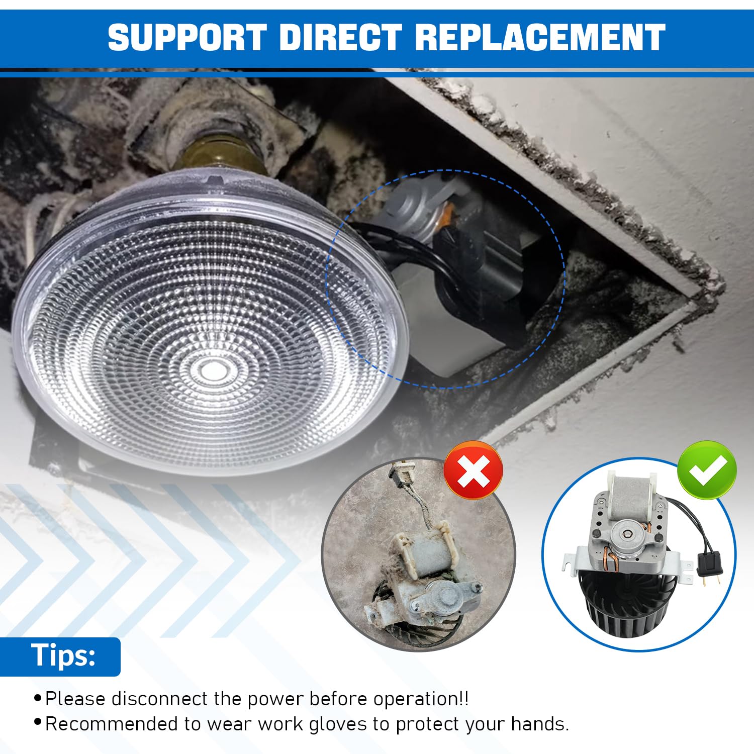FQRANBO shaft and blower dimensions provide quick-fit guidance for installation.