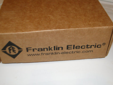 Franklin Electric 1 HP control box Made in USA label signals quality and durability.
