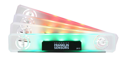 Franklin Sensors Light Level shows green indicator for quick leveling checks
