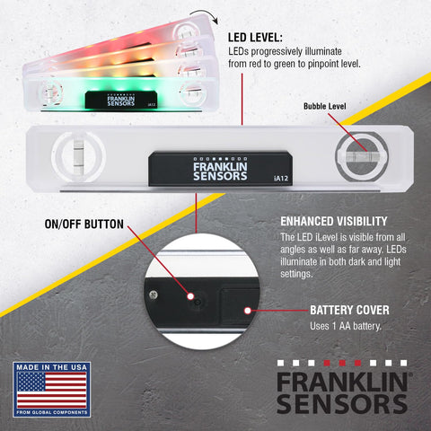 Franklin Sensors Light Level is made in the USA for quality and reliability