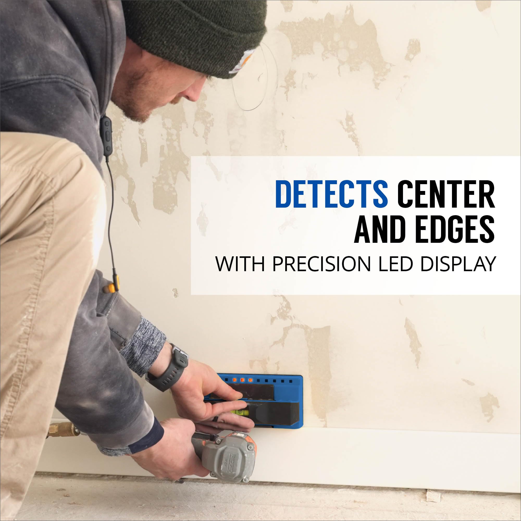 Franklin Sensors ProSensor 710+ detects studs through drywall and other surfaces