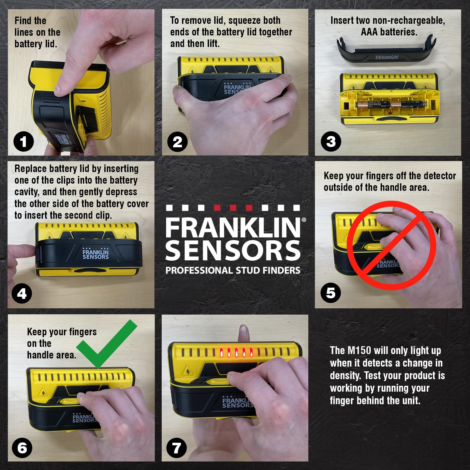 Requires two AAA batteries, not included.