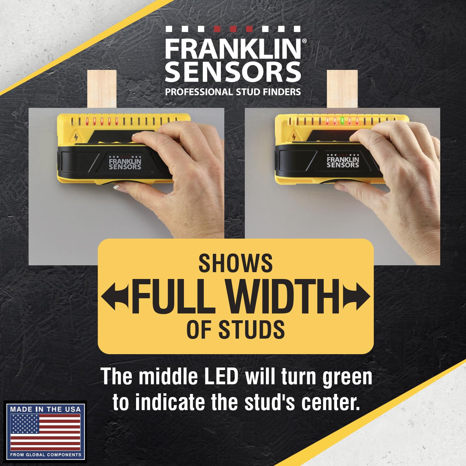 ProSensor M150/X990 Live Wire Detection enables safe wiring checks.