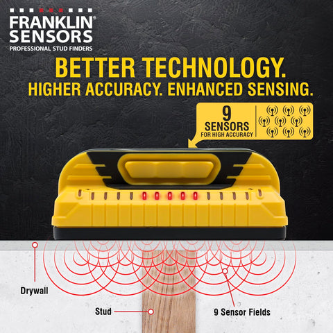 Nine-sensor array delivers high accuracy for stud maps.