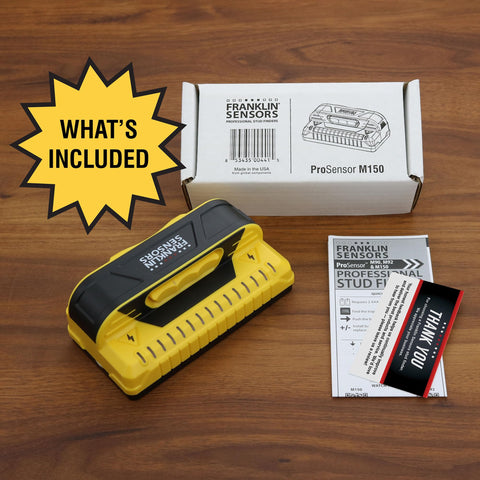 Detects wood and metal studs for versatility.