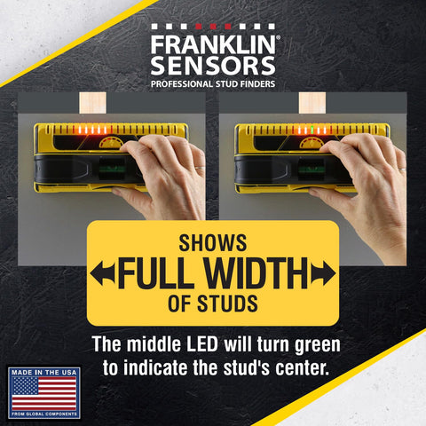Franklin Sensors ProSensor M210 live wire meter detects electrical lines for safety.