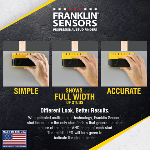 ProSensor M70 detects studs up to 1.5 inches behind walls.