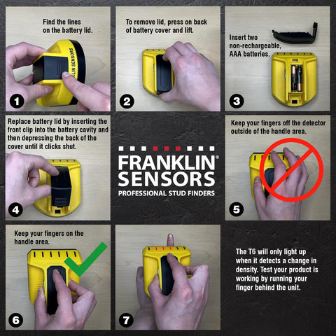 ProSensor T6 requires no calibration for fast, hassle-free setup.