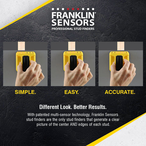 Six-sensor array of ProSensor T6 improves accuracy in stud finding tasks.
