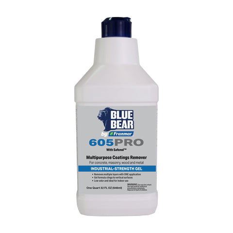 Franmar Blue Bear 605PRO bottle front view, labeled for easy identification