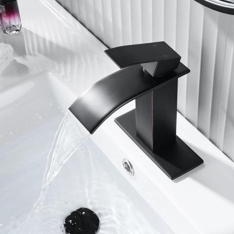 Fransiton bathroom faucet with 1-year warranty and stainless steel build