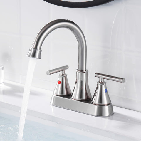 Fransiton fingerprint-resistant brushed nickel finish resists water spots