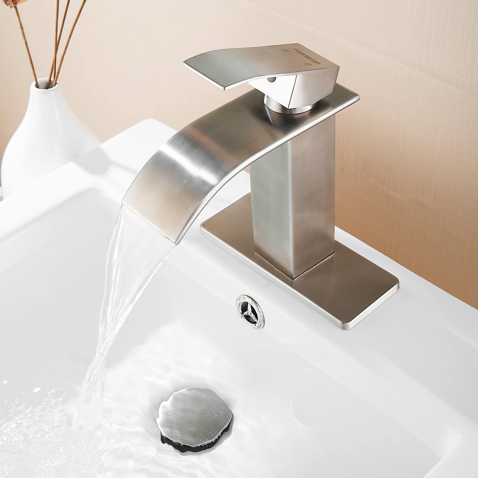 FRANSITON modern vintage-inspired brushed nickel faucet design