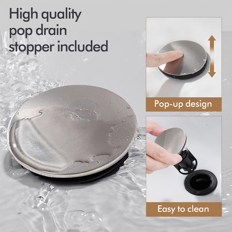 Fransiton pop-up waste spout simplifies daily cleaning and disposal tasks.