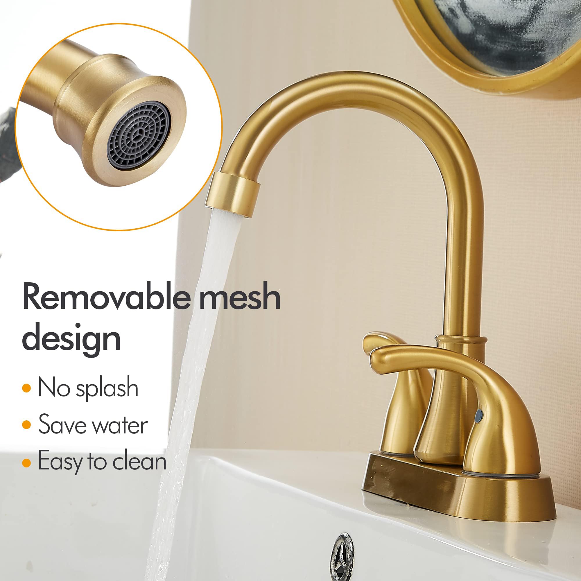 Fransiton two 90-degree handles with ceramic cartridges ensure drip-free operation