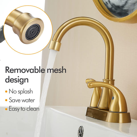 Fransiton two 90-degree handles with ceramic cartridges ensure drip-free operation