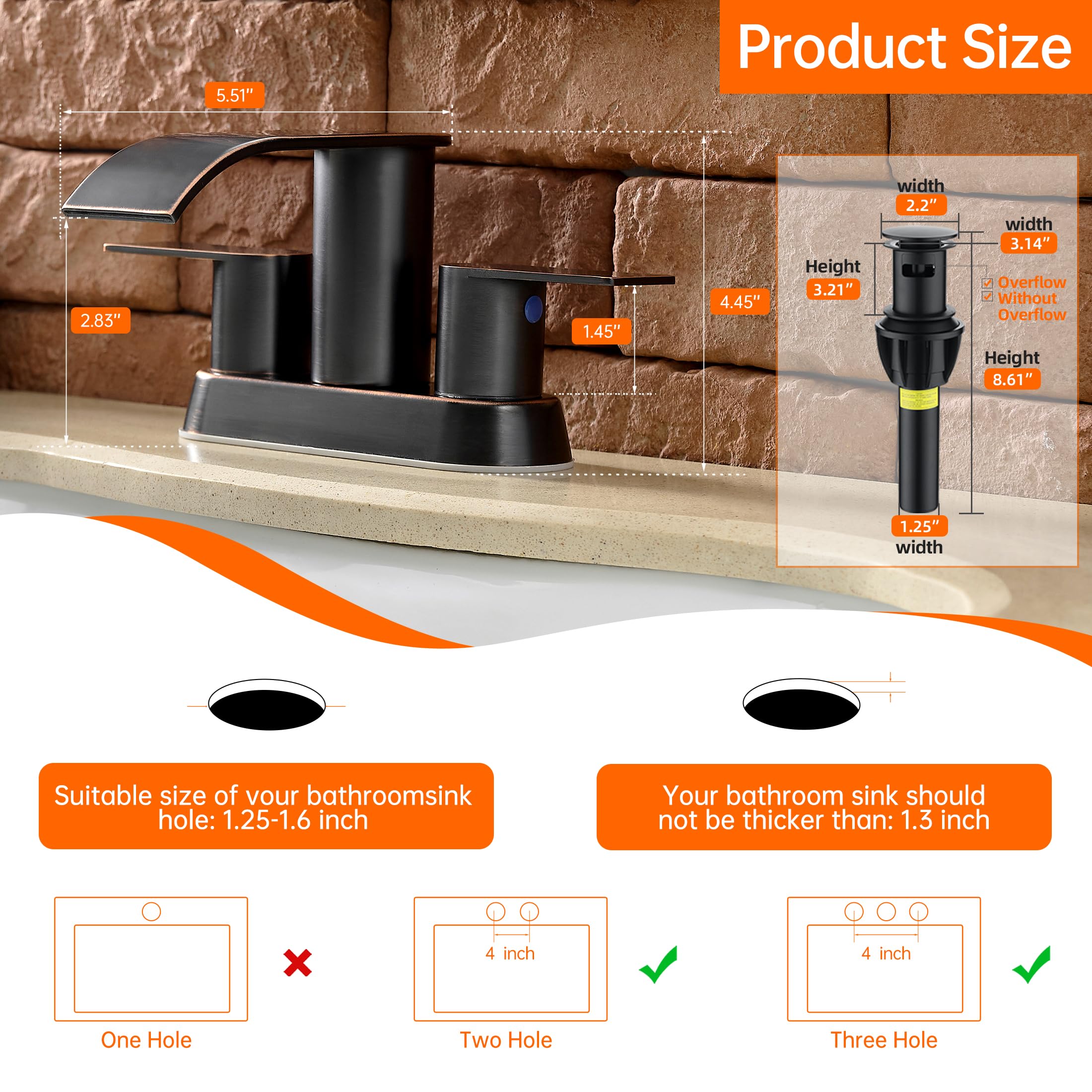 Fransiton two-handle lead-free faucet delivering precise temperature control and durability