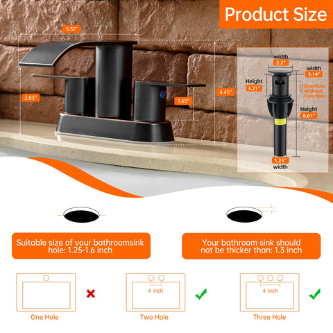 Fransiton two-handle lead-free faucet delivering precise temperature control and durability