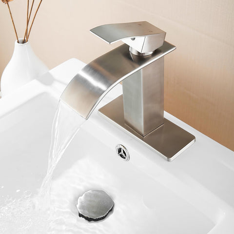 Fransiton versatile faucet suitable for vanity, laundry, and rental baths.