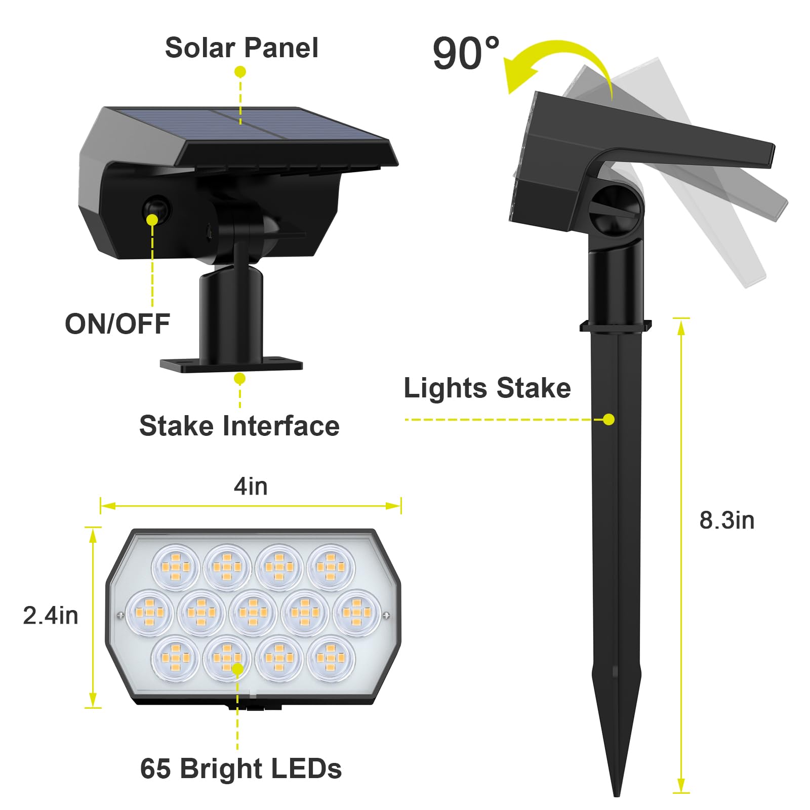Fratink all-weather outdoor lighting for yards, patios, and entrances.