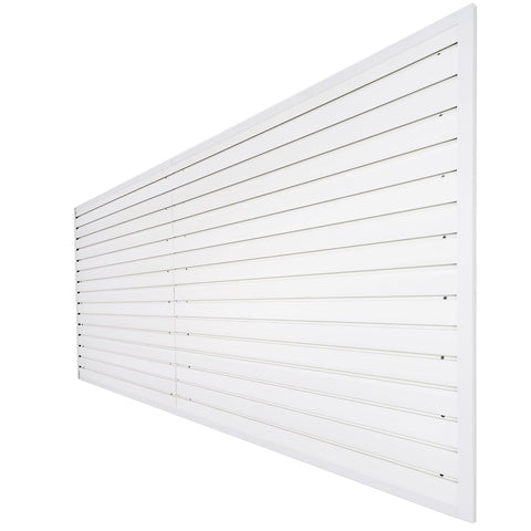 FRAYSCENT slatwall panel overview showing organized garage space and accessible tools
