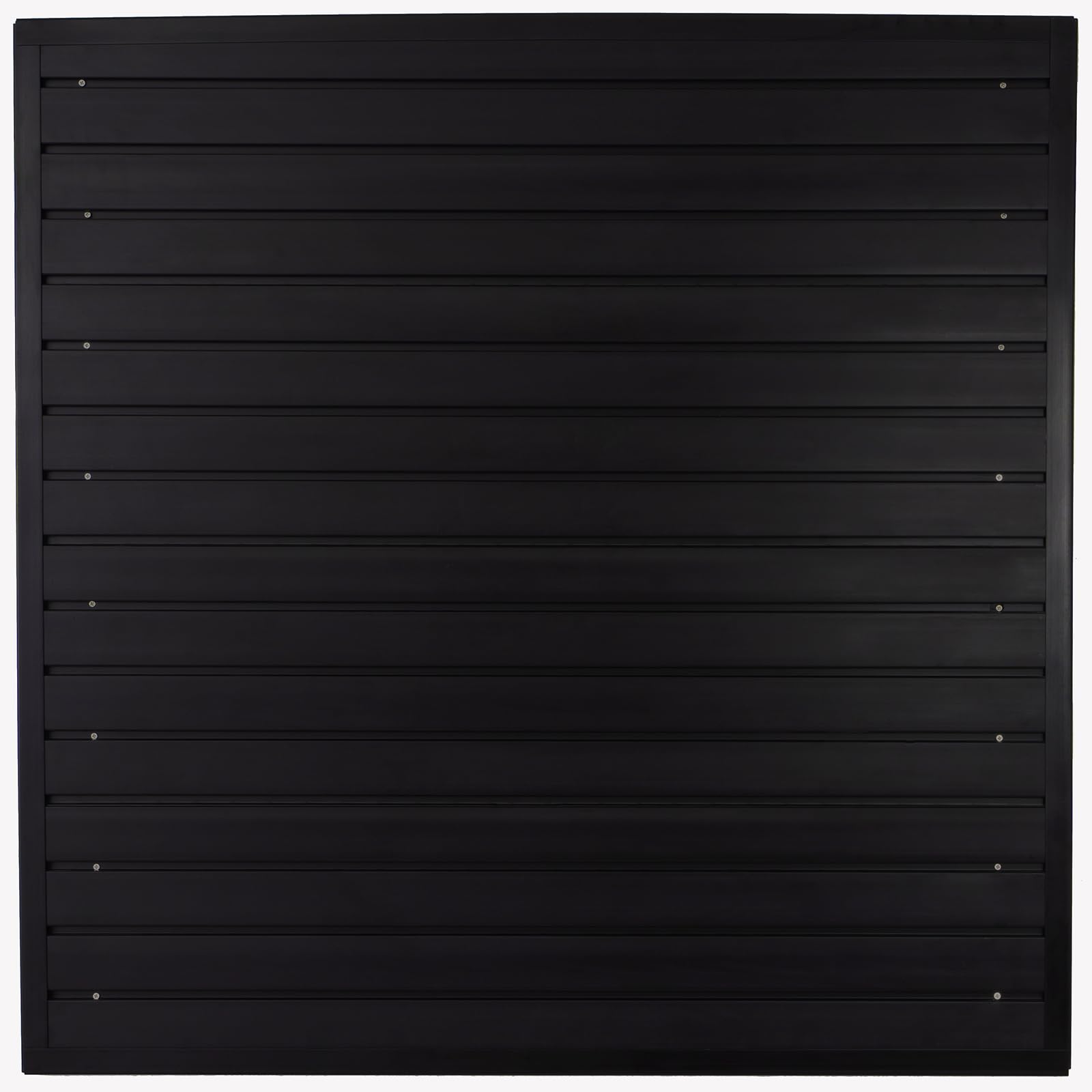 FRAYSCENT slatwall panel front view for organized garage storage and easy tool access.