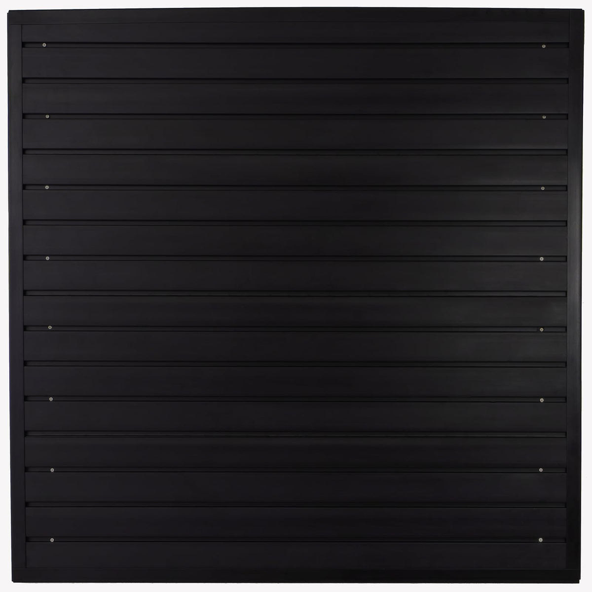 FRAYSCENT slatwall panel front view for organized garage storage and easy tool access.
