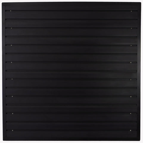 FRAYSCENT slatwall panel front view for organized garage storage and easy tool access.