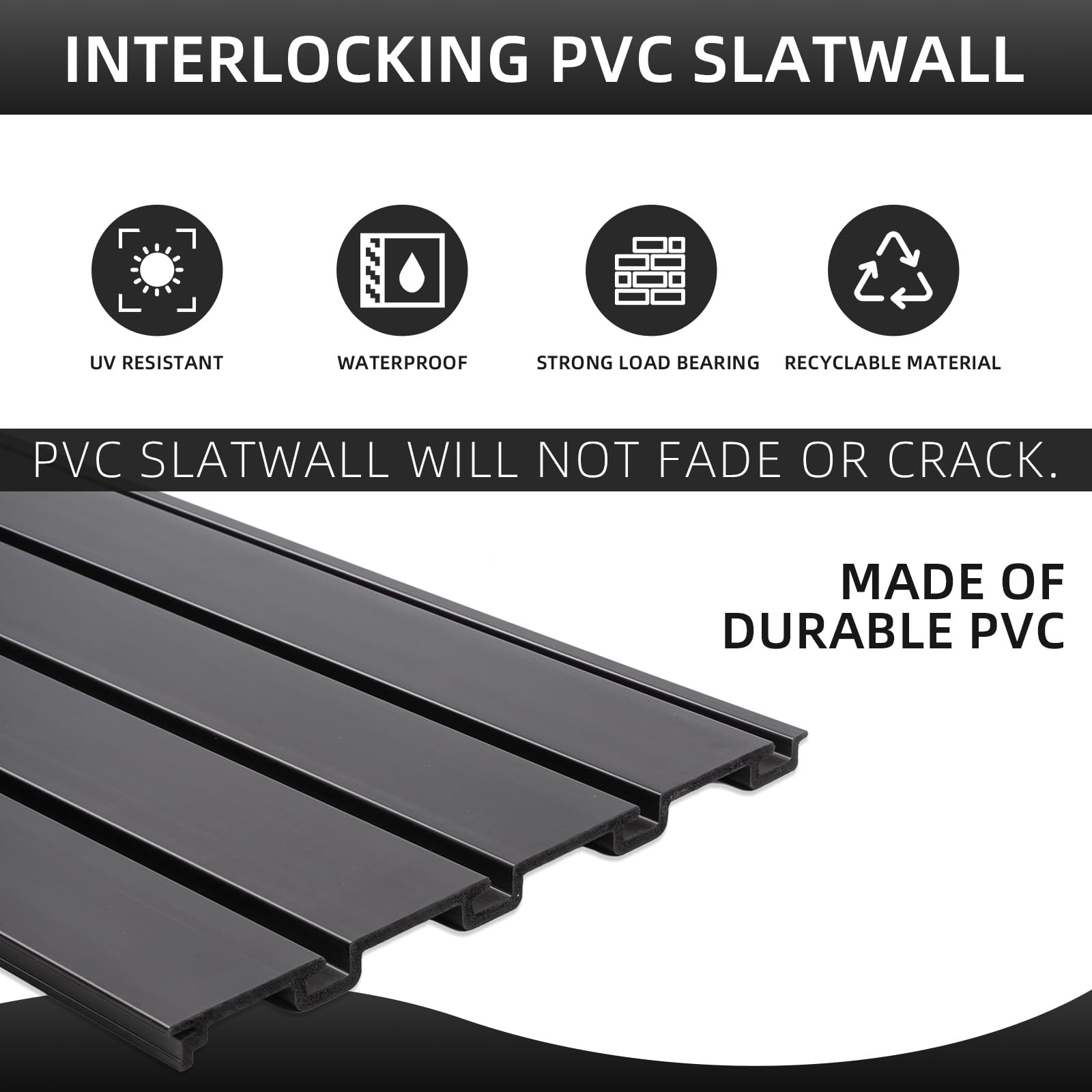 FRAYSCENT slatwall panel installation on wall for flexible, expandable storage.