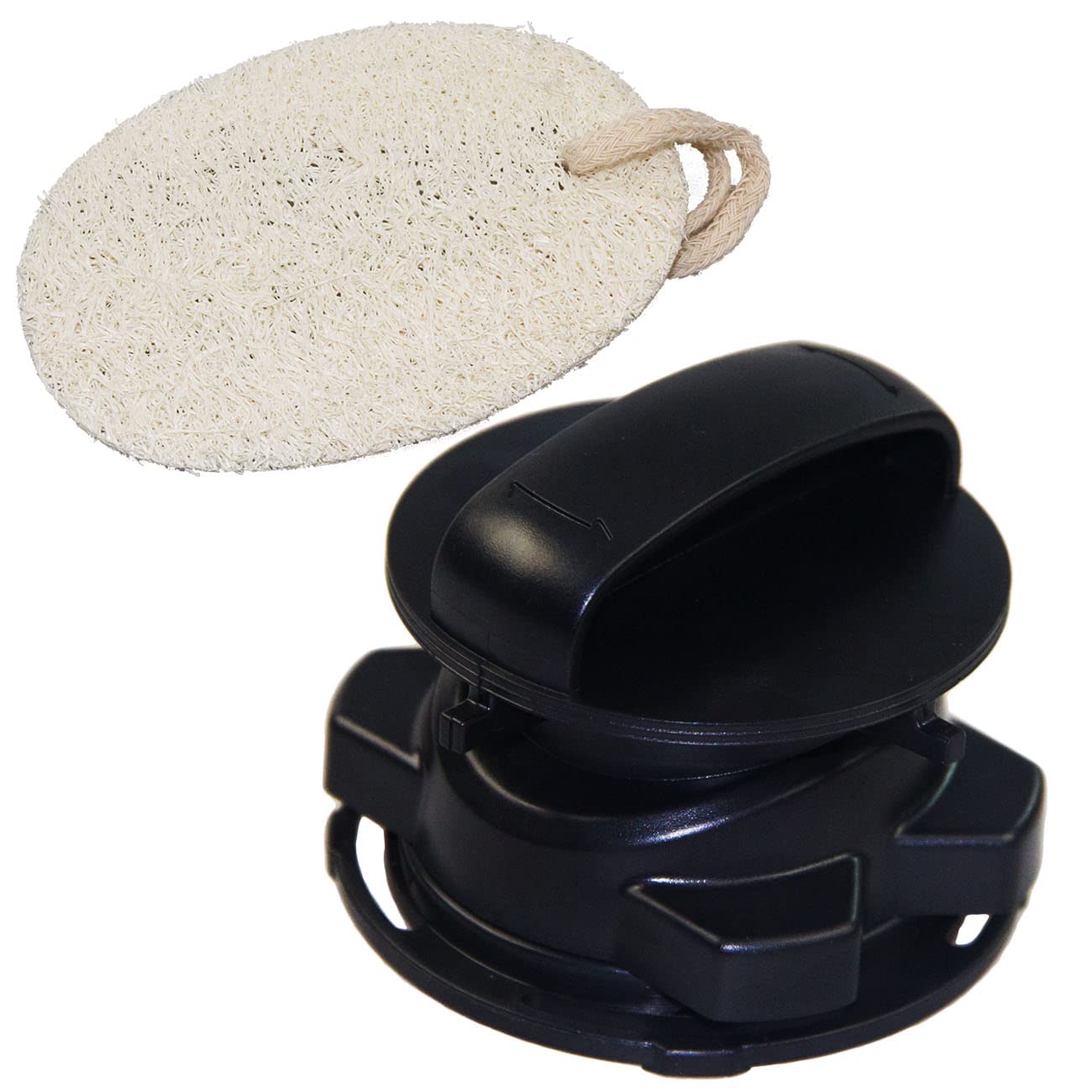 FRECCU magnetic stopper on InSinkErator cover control in use for safe on/off operation