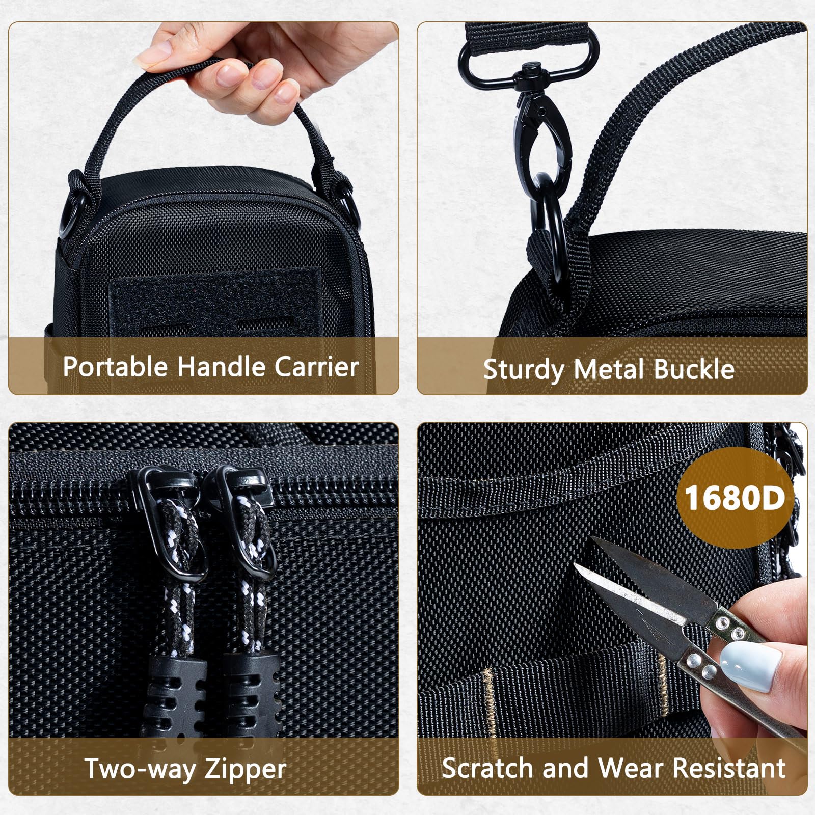FRECOLSH reinforced stitching and two-way zippers for reliable durability.