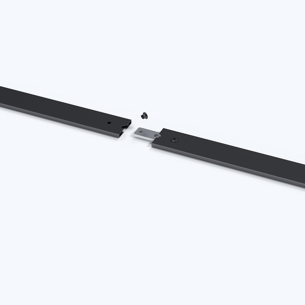 FREDBECK aluminum sliding barn door track connector for stable operation and alignment.