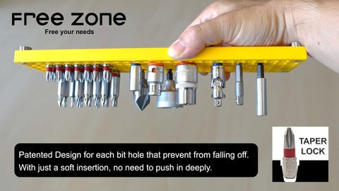 FREE ZONE 158-hole tray supports busy workshops with reliable organization.