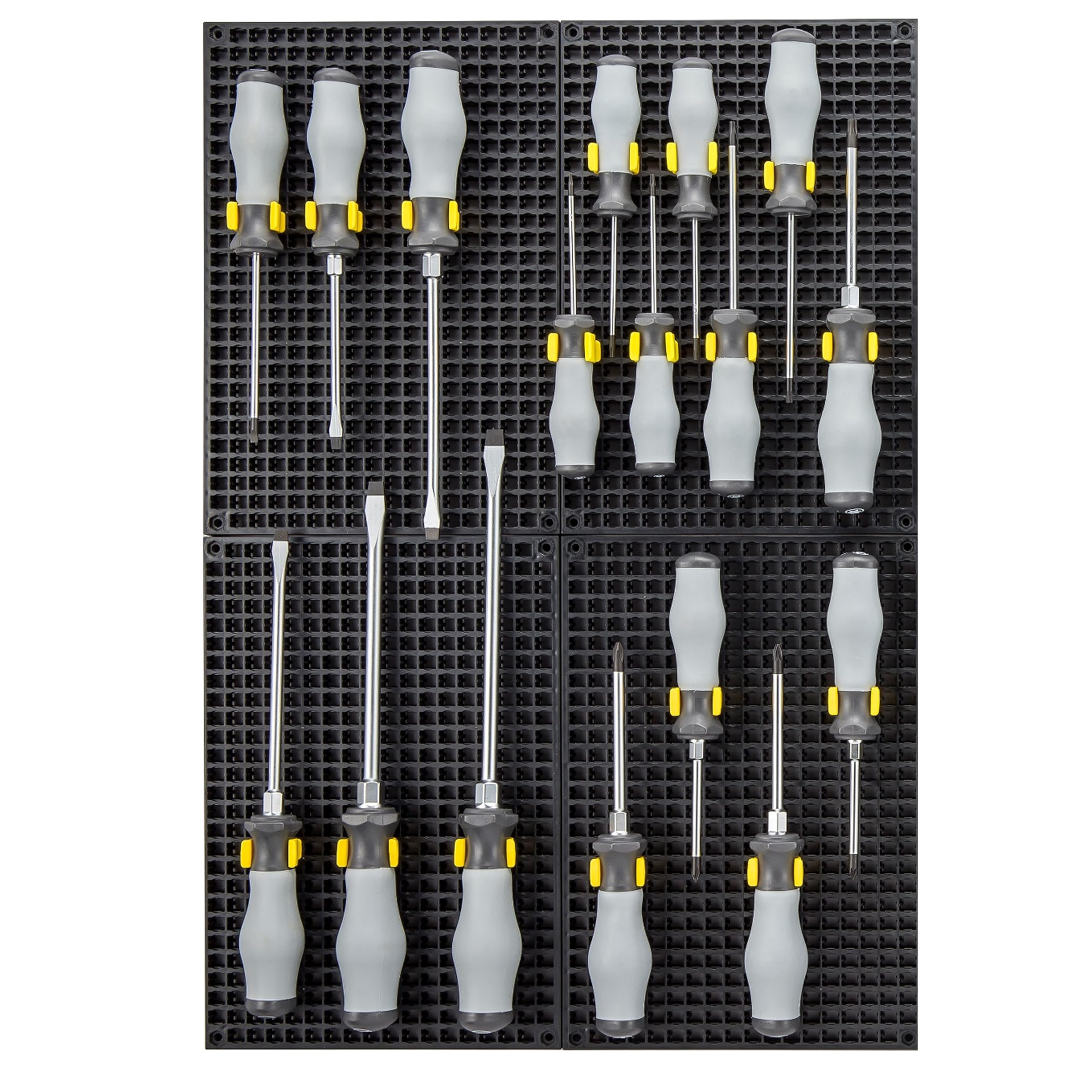 FREE ZONE modular pegboard accessory enables flexible garage organization