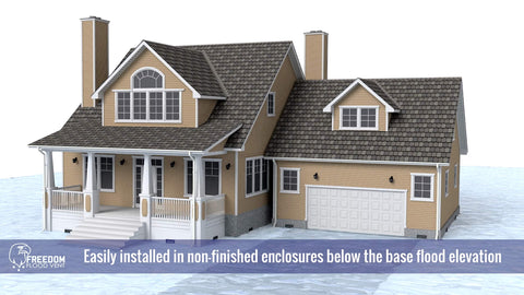 Made in the USA: Freedom Flood Vent with FEMA compliance and ICC-ES certification.