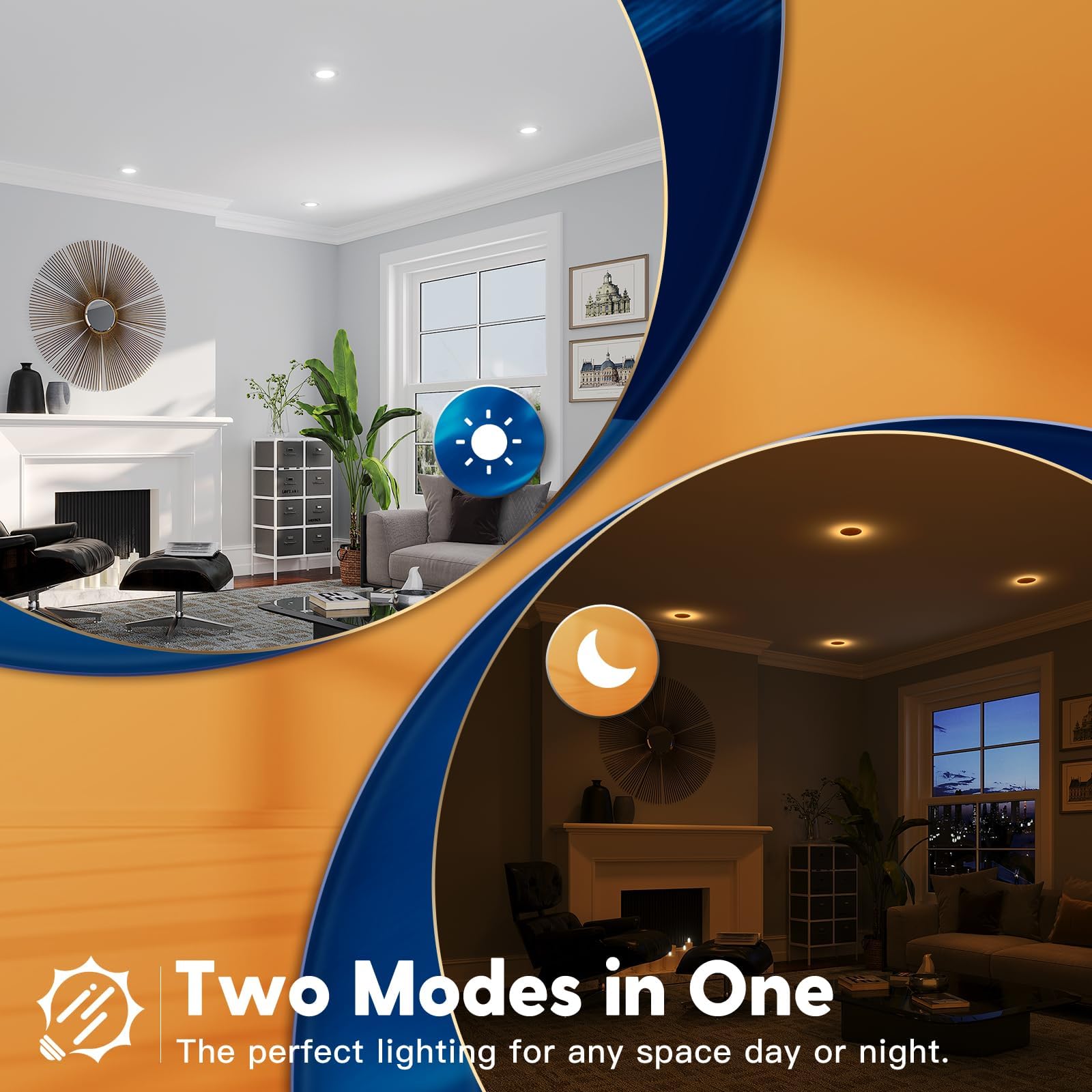 FREELICHT 4-inch LED downlight with 5CCT lets you tailor color temperature.