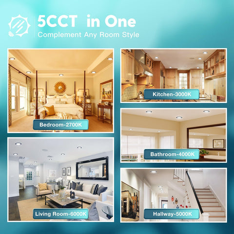 FREELICHT color temperature selector enables warm to cool ambience