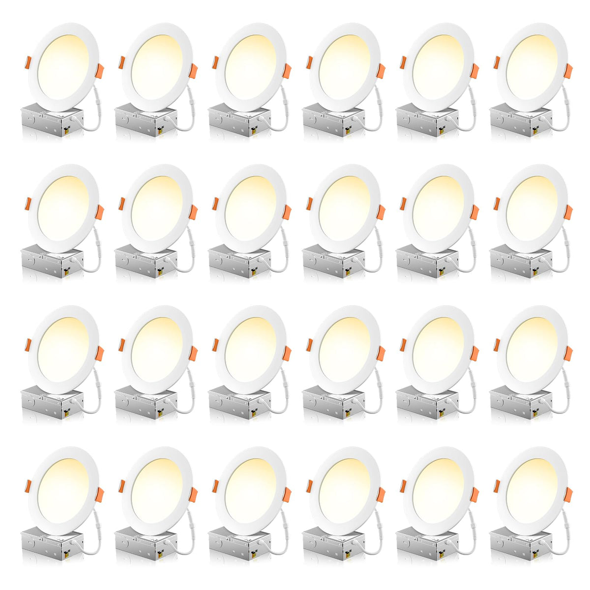 FREELICHT 6-inch recessed light packaging demonstrates quick install for kitchens.