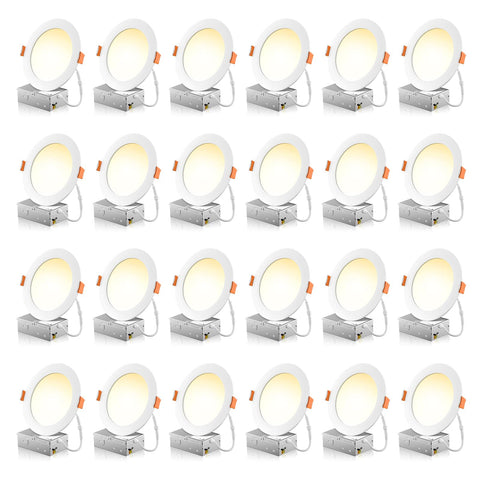FREELICHT 6-inch recessed light packaging demonstrates quick install for kitchens.