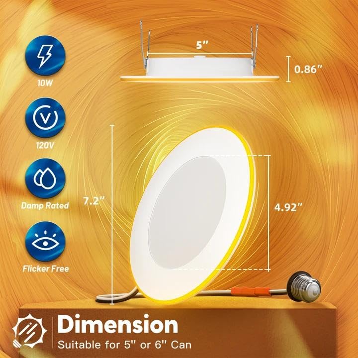 FREELICHT damp-rated IC-rated lights for bathrooms and kitchens