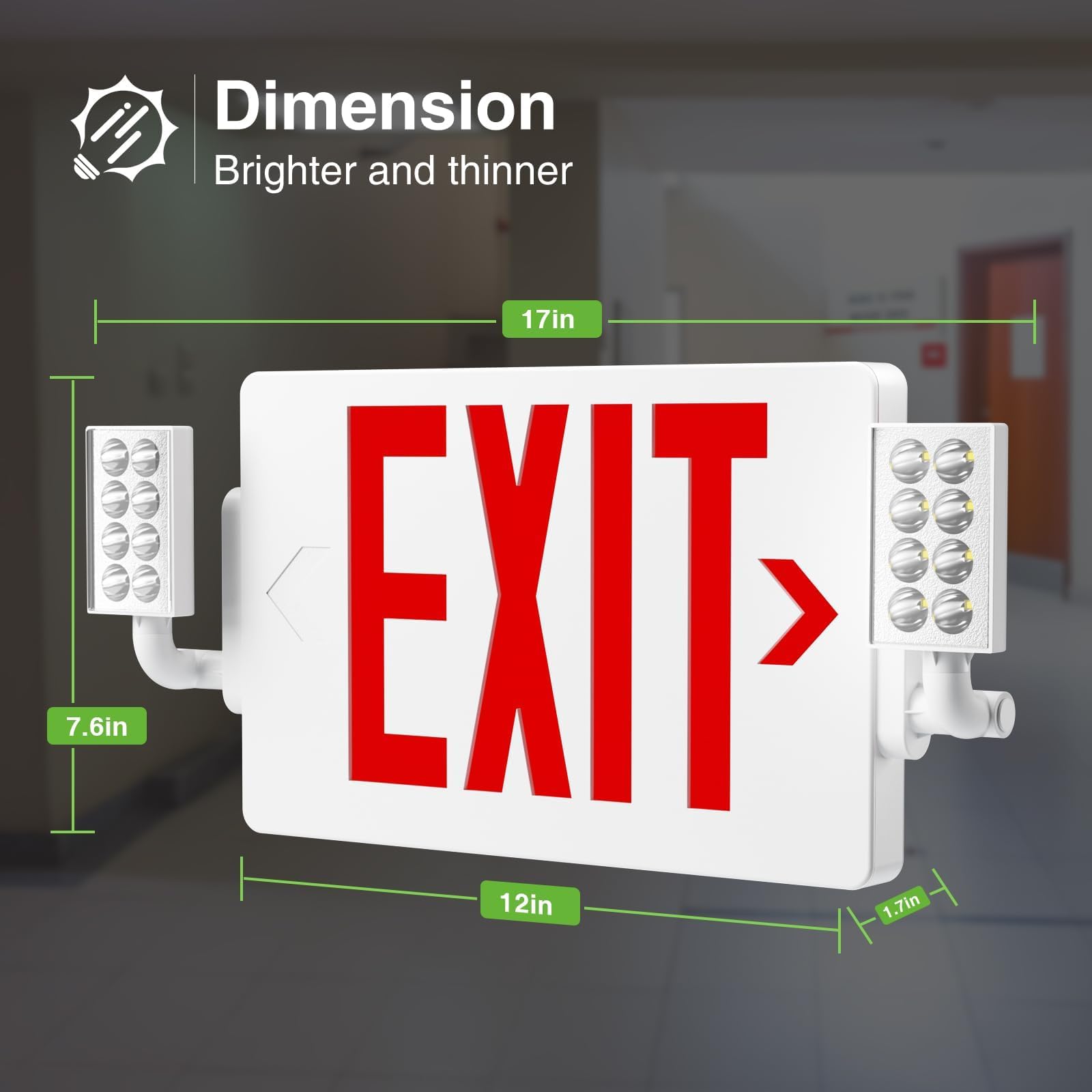 FREELICHT operates on 120/277V AC for easy wiring