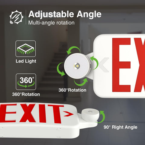 FREELICHT hard-wired exit sign for reliable installation